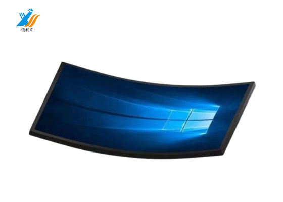 پنل لمسی خمیده 55 اینچی سفارشی PC ظرفیت صنعتی سازگار با دستگاه های متعدد