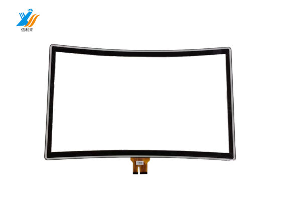 پانل خمیده صنعتی همه در یک کامپیوتر صفحه لمسی خم شده نوع 1500R