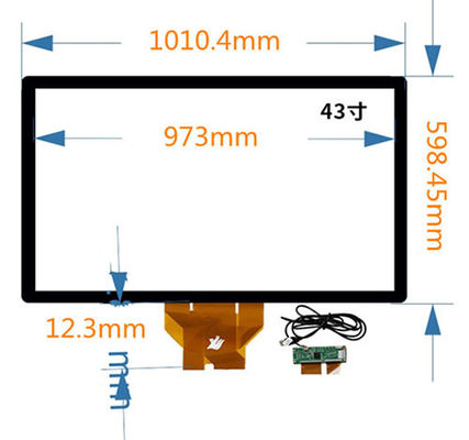 ۴۳-PCAP Touch Panel 6H صفحه نمایش لمسی صنعتی