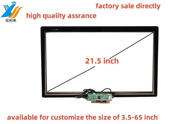 21.5 اینچ PCAP GG صفحه نمایش لمسی پنل ضد آب ضد روغن AR AG AF ضد UV صفحه نمایش LCD قابل تنظیم