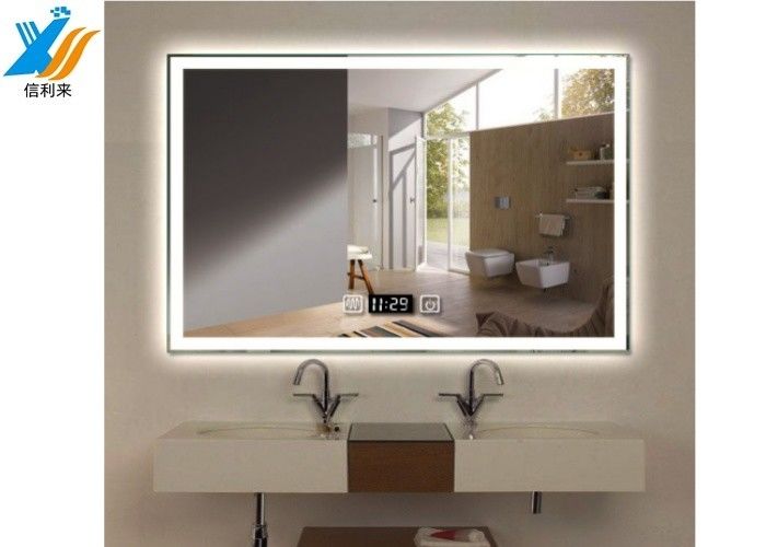 178/178 زاویه مشاهده صفحه لمسی LED آینه هوشمند با صفحه نمایش IPS صفحه LCD