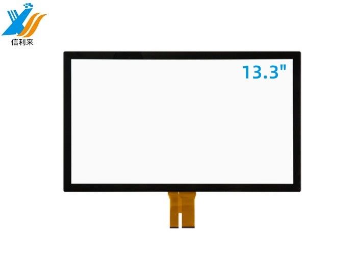 13.3 اینچ ظرفیت GG صفحه نمایش لمسی با USB / IIC رابط سفارشی ضد روغن AR AG AF ضد UV برای آموزش پزشکی صنعتی