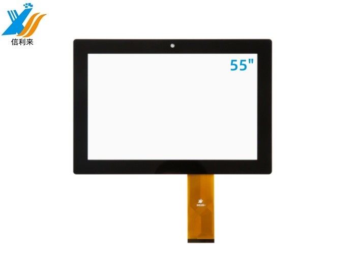 55 اینچ 10 نقطه لمس ظرفیت (PCAP) GG صفحه نمایش لمسی پنل سفارشی ضد آب ضد روغن ضد UV AR AG AF ضد UV قلم لمسی صفحه نمایش LCD صفحه نمایش تبلت pc