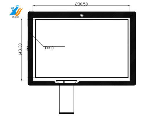 قیمت خوب پنل لمسی ظرفیتی USB قابل تنظیم 10.1 اینچ سیستم عامل لینوکس آنلاین