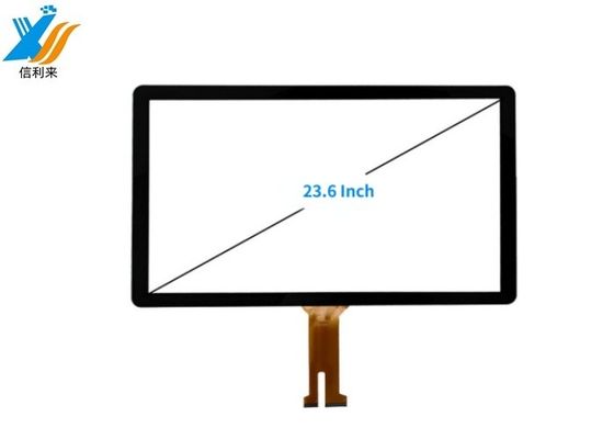 قیمت خوب 23.6 اینچ پانل صفحه لمسی ظرفیتی درجه صنعتی با اندازه صفحه نمایش قطبی آنلاین